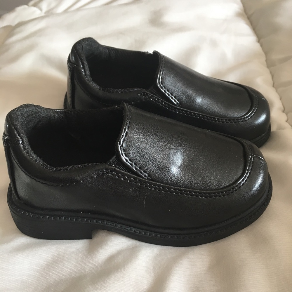 NEW Baby/toddler Boys Black Dress Shoes